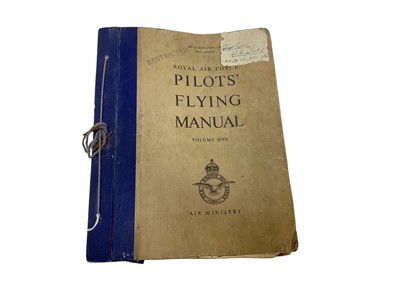 Lot 711 - Royal Air Force Pilots' Flying Manual - with label for Group Captain W.E. Coles