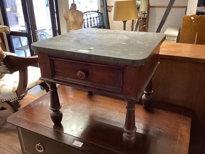 Lot 1354 - Marble topped low side table