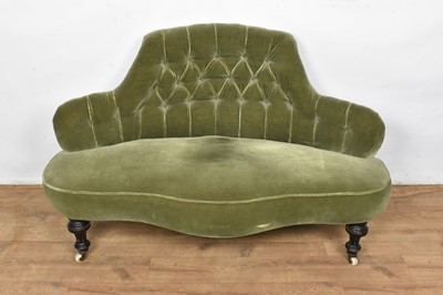 Lot 1252 - Victorian conversation seat