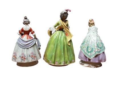 Lot 1212 - Three German porcelain figurines