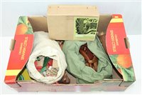 Lot 2748 - Carsved wooden Toys selection - including...