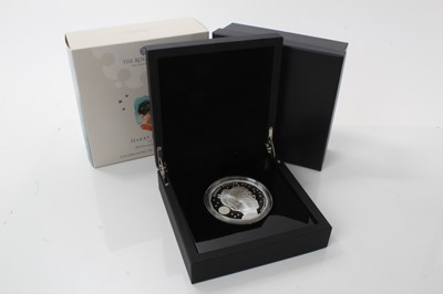 Lot 496 - G.B. - Royal Mint The Harry Potter Collection £10 silver proof 5oz coin 2022 (N.B. Obv: Portrait of Elizabeth II, Rev: Harry Potter.  Cased with Certificate of Authenticity) (1 coin)