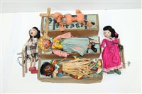 Lot 2753 - Pelham Puppets - Dutch Girl, Dancing Girl, two...