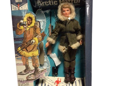 Lot 339 - Palitoy Bradgate Little Big Man 6 1/2" action figures and outfits including Tropical Combat No.23502, Artic Patrol No.22503  & Mountain Assault No. 22502, all sealed boxes, plus further Artic Patro...