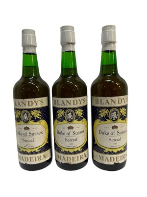 Lot 268 - Three bottles, Blandy's Duke of Sussex Sercial Madeira