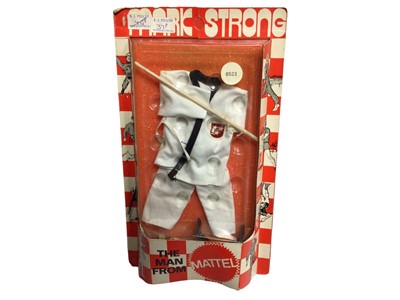 Lot 415 - Mattel 1971 Mark Strong (Big Jim) Kendo/Karate Outfit, on unpunched card panel (corners bent) with inset blister pack No.8523 (1)