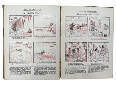 Lot 1416 - Rupert two early 1930s hardback books - More Adventures of Rupert and The Rupert Story Book.