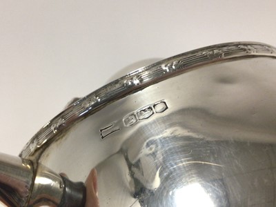 Lot 319 - Contemporary silver teapot