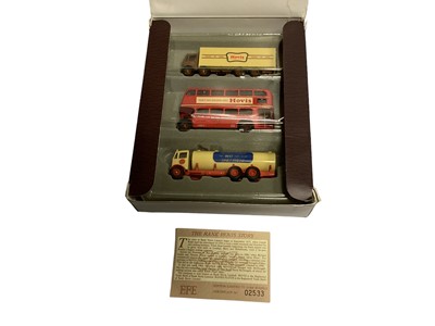 Lot 1986 - Corgi Limited Edition Zephyr Racing D36/1, 150th anniversary of the Penny Post D37/1 (x3) & EFE The Rank Hovis Story Volume II (x4), all boxed