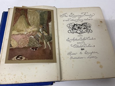 Lot 1558 - Children illustrated, including Howard Pyle - Book of Pirates, 1921, Deep sea shanties, illustrated by Edward A Wilson, 1925 first edition, others illustrated by Dulac