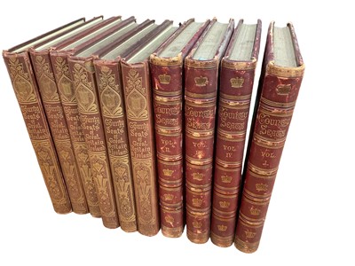 Lot 1577 - Rev. F. O. Morris - County Seats, Pub. Mackenzie, London, four vols of six, in fine bindings, together with another copy of Vol IV.