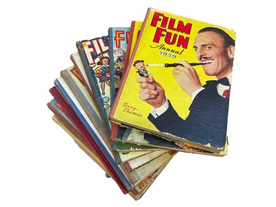 Lot 1593 - Film Fun annuals, complete run from 1946-1959, in good order. (14)