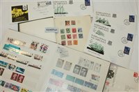 Lot 2601 - Stamps - G.B. - FDC's including a good album...