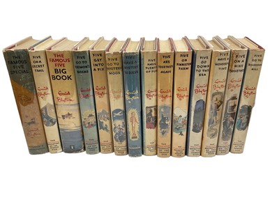 Lot 1596 - Enid Blyton - Famous Five, 14 titles, 1951-1964, all first editions, all with dust jackets