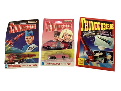 Lot 1994 - Diecast Matchbox Lady Penelope FAB 1 blister pack, Vivid Imaginations Captain Scarlet models, Matchbox 1-75 Series boxed & unboxed, Coca-Cola, Batman models etcs (3 boxes)