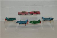 Lot 2702 - Diecast unboxed Dinky and Matchbox television...