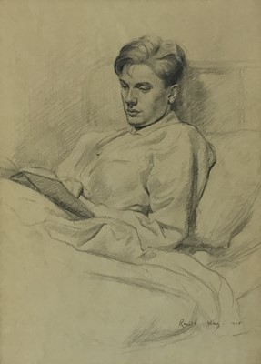 Lot 225 - Ronald Way, five pencil portraits