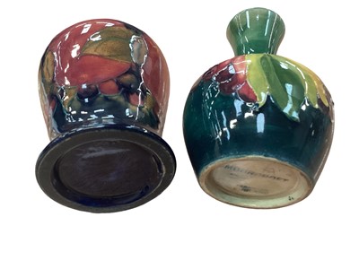 Lot 1223 - Two Moorcroft miniature vases