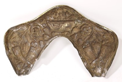 Lot 826 - 19th century South American silver saddle mount