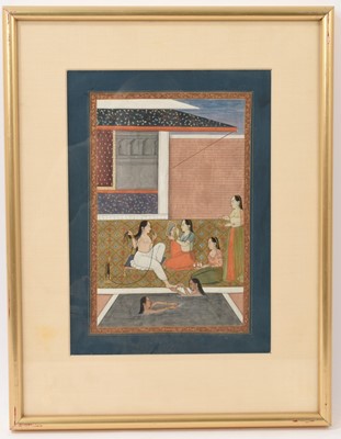 Lot 923 - Late 19th/early 20th century Indian School gouache depicting bathers