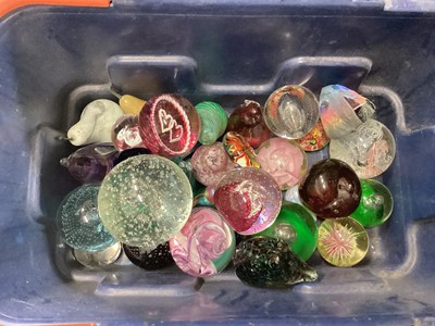 Lot 1232 - Collection of paperweights including Mdina, Caithness, Alum Bay Isle of Wight etc