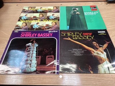 Lot 2277 - Box of records including ABBA, The Shadows, etc