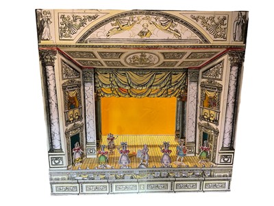 Lot 2549 - Very large bespoke built model theatre, 115cm wide x 114cm high x 64cm deep