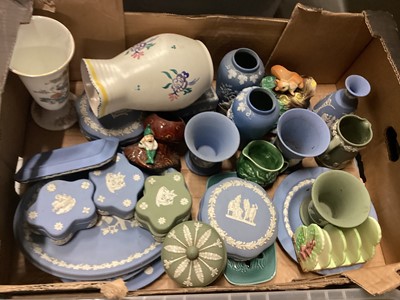 Lot 1240 - Collection of Wedgwood Jasperware and other collectible china (qty)