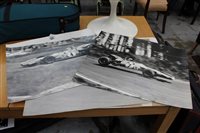 Lot 2960 - Two 1970s Grand Prix motor racing photograph...