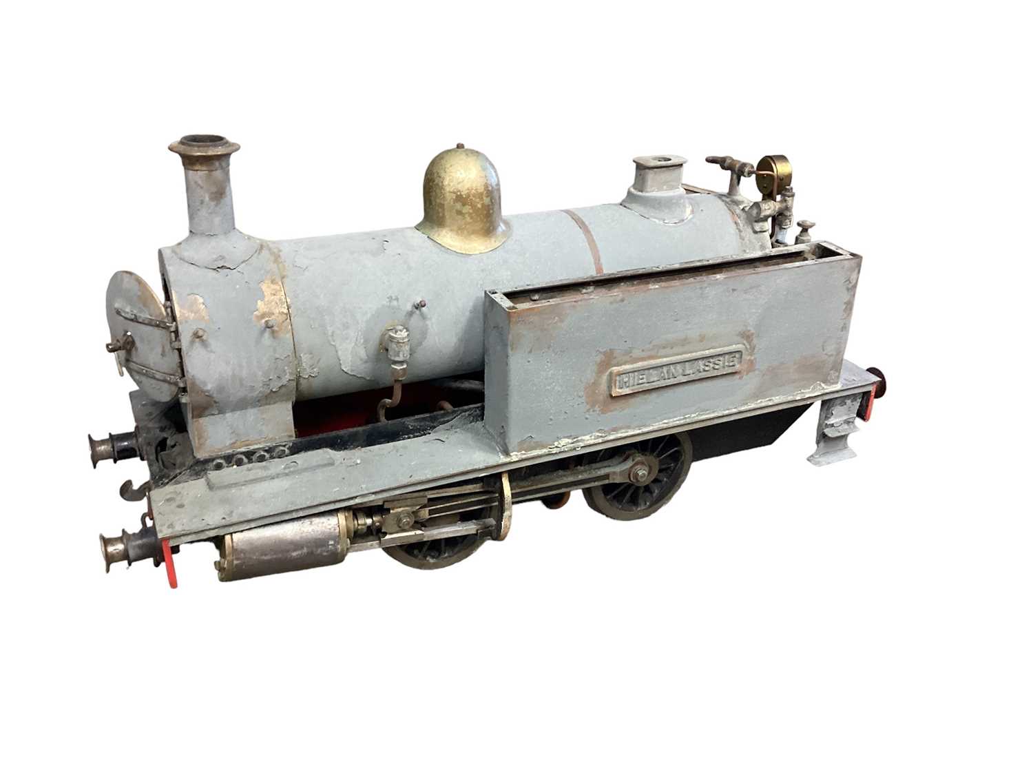 Lot 2007 - Live steam 0-4-0 tank engine copper boiler