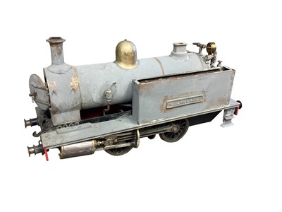 Lot 2007 - Live steam 0-4-0 tank engine copper boiler (no certificat3) paint damage