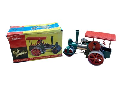 Lot 2001 - Wilesco Steam Roller Old Smokey in original box