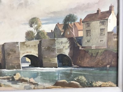 Lot 31 - Richard Stone, oil on canvas, River scene signed and dated 1970, 40cm x 50cm, framed