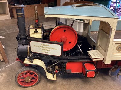 Lot 2604 - Live Steam Unique Foden Steam Wagon single cylinder with piston boiler (no certificate)