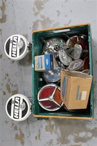 Lot 2968 - Selection of MkI Ford Cortina lights, together...