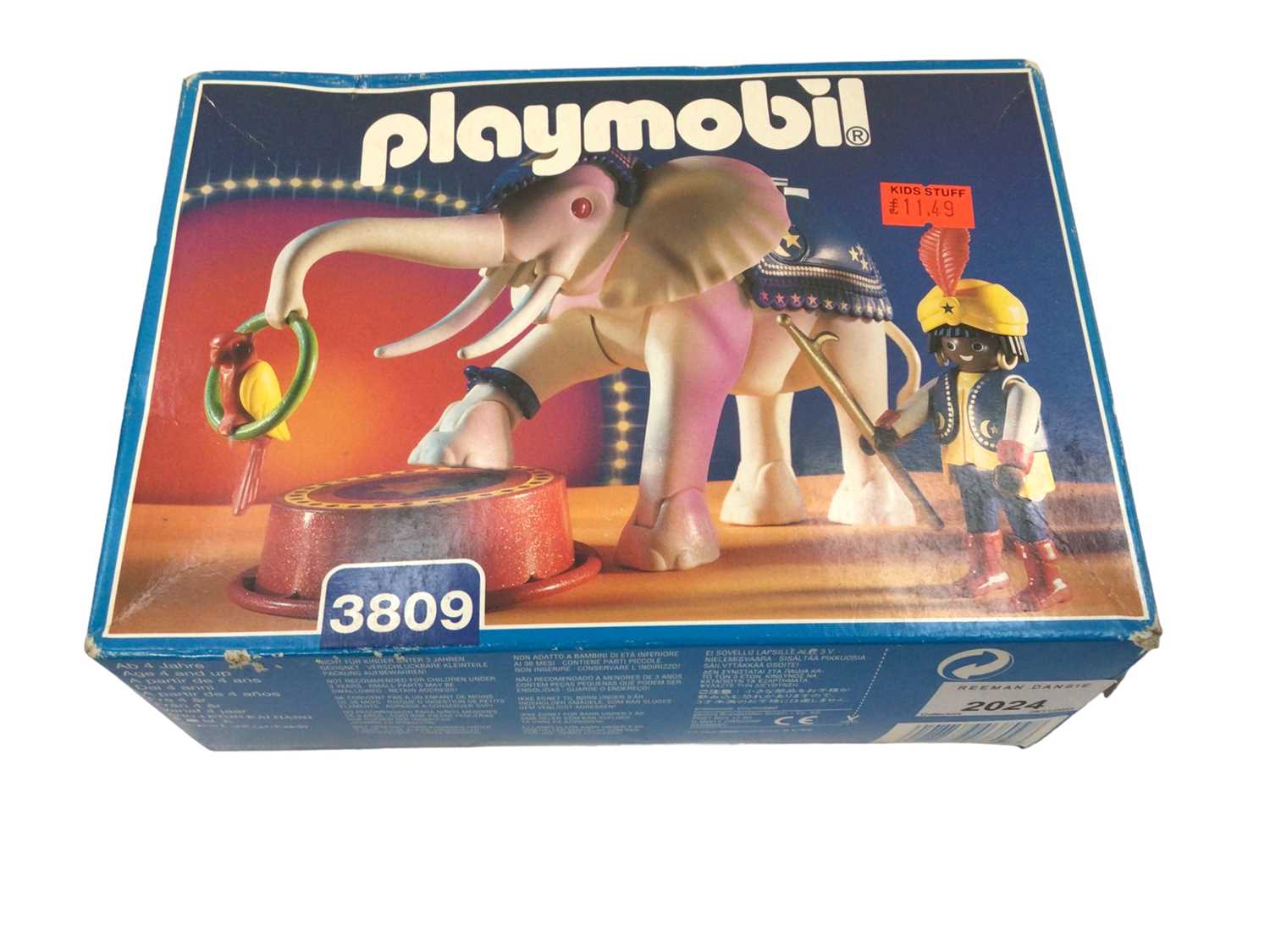 Lot 2024 - Playmobil Albino Circus Elephant with Trainer 3809, boxed