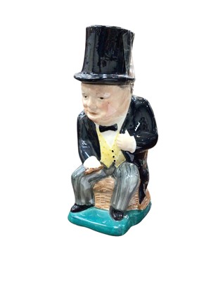 Lot 1273 - Winston Churchill lidded toby jug