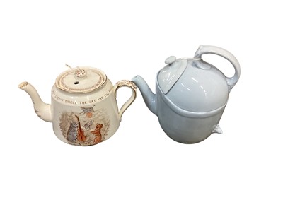 Lot 1250 - Collection of various teapots including Crown Staffordshire, Jackfield, Hanley Nursery Rhyme etc (22)