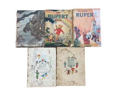 Lot 1458 - Rupert selection of annuals hardback and softback including 1940s (11)