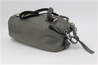 Lot 3018 - Gucci grey leather medium Bamboo Bar shoulder...