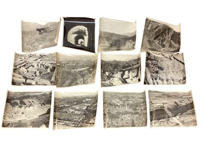 Lot 751 - Interesting collection of forty eight 1920s/30s RAF ariel photographs of the Kyber Pass, Peshawar City, Egypt and others (some annotated to reverse) (48)