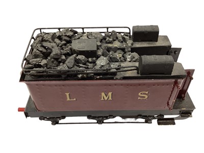 Lot 1766 - Live steam engine and tender LMS livery