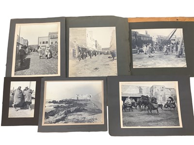 Lot 1488 - Group of 1911 mainly large mounted photographers of Morocco including Casablanca busy street scenes