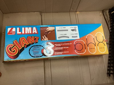 Lot 1797 - Lima O Gauge 0-6-0 LMS tender locomotive 4683, with rolling stock and carriages plus track (2 boxes)