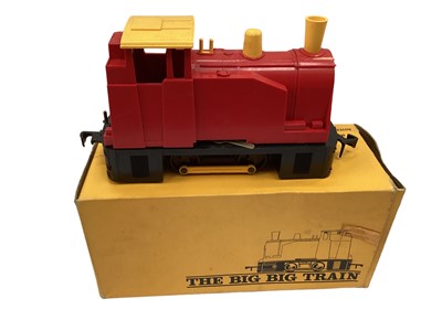 Lot 1796 - Rovex Big Big Train 0-4-0 diesel shunter RV272 & locomotive RV276, plus boxed and loose rolling stock and track, Faller locomotive & wagons (2 boxes)