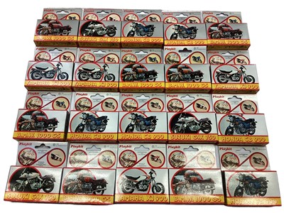 Lot 1786 - Selection of Touch Wheels, Polistil motorcycles & playkits, packaged (1 box)