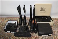 Lot 3027 - Selection of ladies' designer black boots -...