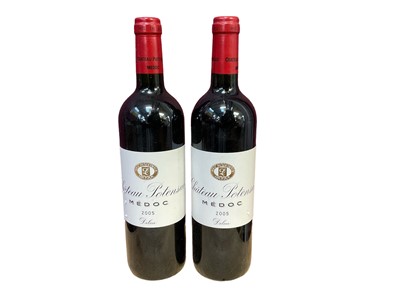 Lot 254 - Two bottles, Chateau Potensac Medoc 2005