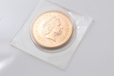 Lot 520 - G.B. - Gold Sovereign Elizabeth II 2000 UNC (1 coin)