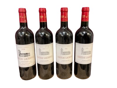 Lot 256 - Three bottles, Chateau Lagrange Saint-Julien 2006, together with a bottle of the 2004 (4 in total)